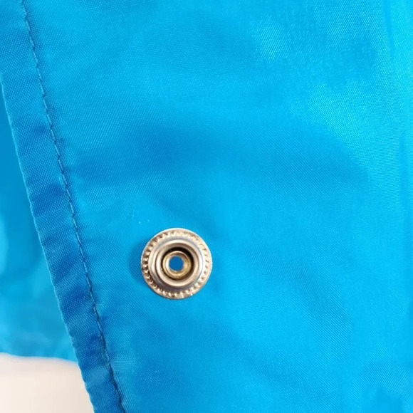Vintage Blue Windbreaker Lightweight Jacket Womens Size 18 - Picture 5 of 10
